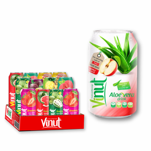 Vinut 330มล. เครื่องดื่มน้ำว่านหางจระเข้ปราศจากน้ำตาลมีตัวอย่างสินค้า OEM/ODM ราคาโรงงานผลิตฉลากส่วนตัว - Product Image 1