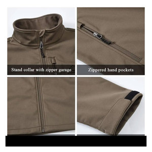 Vestes Softshell d'extérieur pour hommes, qualité supérieure, coupe-vent, imperméables et respirantes, parfaites pour la randonnée, les voyages et les aventures - Product Image 3