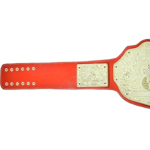 Custom Gold Championship Belt Wrestling Boxing MMA Champion Title Belt Premium Leather Strap <b>Metal</b> <b>Plates</b> Personalized Branding - Product Image 5