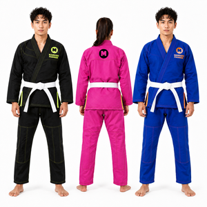 Kimono de Jiu Jitsu Elite BJJ Gi Preshrunk Gold Weave 100% Algodón, Uniforme de Jiu Jitsu con Pantalones Reforzados, Ropa para Torneos, Entrenamiento y Academia - Product Image 1
