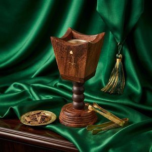 Brûleur à Bakhoor Arabe Moderne de Luxe en Bois Écologique pour la Décoration Religieuse de la Maison, du Bureau et des Zones de Réception d'Hôtel - Product Image 5