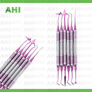 Kit de 6 Piezas de Cinceles Dentales de Acero Inoxidable de Alta Calidad con Certificación CE Clase I AHI para Cirugía Oral, Uso Manual, Garantía de 3 Años - Product Image 2