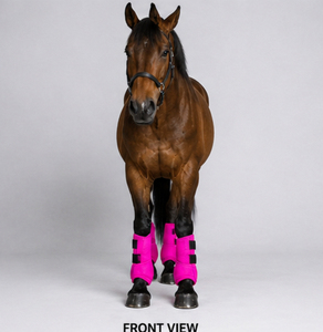 Bottes de protection équestres en néoprène, absorbant les chocs, respirantes, durables, offrant un soutien de la jambe, service OEM personnalisé. - Product Image 2
