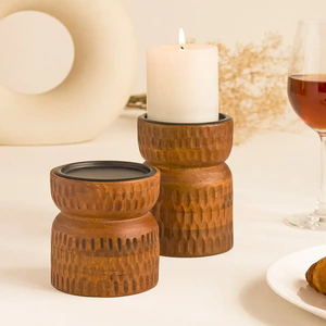 Portavelas de Madera Hechos a Mano, Decoración Moderna para el Hogar, Formas de Estrella y Corazón, Linterna Festiva para Navidad, Mejor Precio en Oferta - Product Image 6