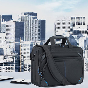 <b>Black</b> Color Best Service Easy To Carry Slim Lightweight Smooth Zipper Multi Pocket Waterproof Office Travel Laptop <b>Backpack</b> - Product Image 2