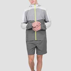 2026 New Windbreaker Nylon Windproof <b>Men</b> Jackets Short Tracksuit Zipper Hoodies and Shorts 2 Piece <b>Set</b> <b>Men's</b> - Product Image 3