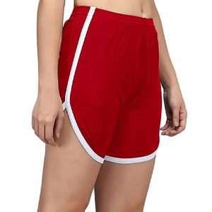 กางเกงขาสั้นเรียกเหงื่อของผู้หญิงแบบผูกเชือกผ้าฝ้ายลำลองเซ็กซี่แบบผูกเชือกตกแต่งกระเป๋าขนาดปกติ - Product Image 6