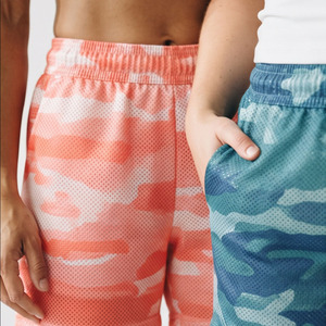Ladies Elastic Waist Football Camo Mesh <b>Shorts</b> <b>Women</b> <b>Camouflage</b> Mesh Soccer <b>Shorts</b> <b>Women</b> Camo Mesh Polyester Sportswear <b>Shorts</b> - Product Image 4