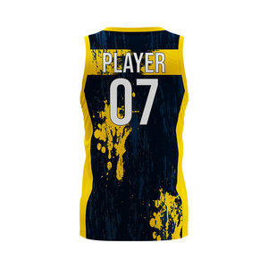 เสื้อบาสเก็ตบอลเสื้อทีมพิมพ์ลายตามสั่งสำหรับโรงเรียนและองค์กร - Product Image 2