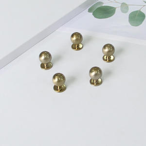 Cheap Price Hardware Materials Zinc Alloy Cabinet Knob Modern Brushed <b>Gold</b> Round <b>Drawer</b> <b>Pull</b> for Kitchen Cupboard Bathroom - Product Image 4