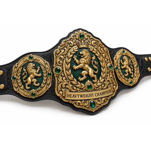 Cinturón de Campeonato Personalizado Sovereign Crest para Lucha Libre, Boxeo, MMA, Correa de Cuero PU, Placas de Metal con Título, Logotipo Personalizado OEM, Venta al Por Mayor, 2.2m - Product Image 3