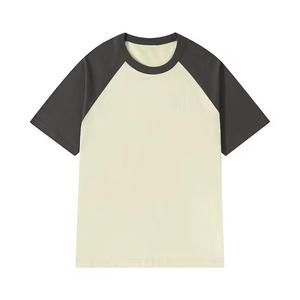 Camiseta de Última Moda con Diseño Nuevo, 100% Algodón, Mangas en Color de Contraste, Estilo Urbano, Logotipo Impreso Personalizado, Precio al por Mayor para Hombre - Product Image 4