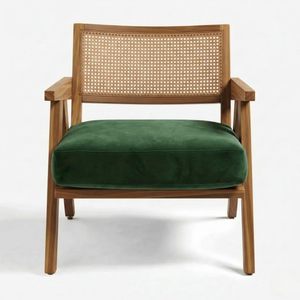 Sillón de Madera de Teca para el Hogar, Dormitorio, Sala de Estar, Comedor, Sala de Recepción |   Ultra Suave y Cómodo para un Uso sin Preocupaciones | - Product Image 2
