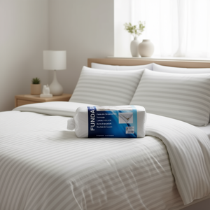 Cubrecama y Colcha Blanca a Rayas 90 FUNDA DE COLCHON - Product Image 2