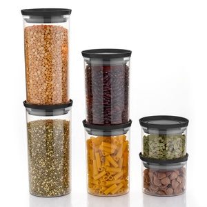 ภาชนะเก็บอาหารแบบสุญญากาศกล่องจัดระเบียบในห้องครัวสำหรับขนมธัญพืชผลไม้แห้งของเหลือใช้ในครัวเรือน - Product Image 6