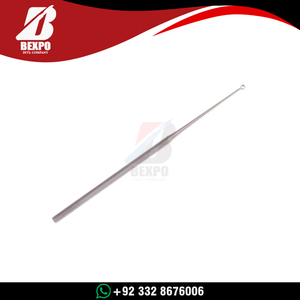 Curette manuelle Bexpo Buck Ear 5,34 pouces droite à bout émoussé en acier inoxydable, instrument chirurgical ORL, outil d'otologie de précision de haute qualité - Product Image 3