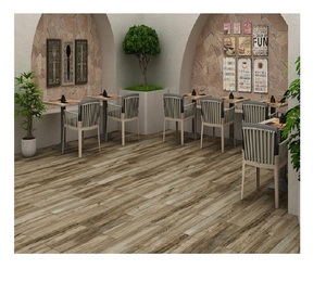Materiales de Construcción, Baldosas de Parqué de Madera de 20x120 y 9mm de Espesor para Piso, Fábrica Morbi, Porcelana con Borde Rectificado - Product Image 4