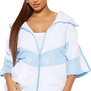 Conjunto de Chaqueta Deportiva de 2 Piezas para Mujer, Forro de Piel de Oveja, Invierno/Primavera, Transpirable, Cortavientos, con Cierre de Cremallera y Cintura Elástica - Product Image 6