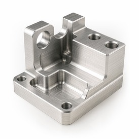 ขายึดแบบกลึงด้วยเครื่อง CNC / ฐานยึดอุปกรณ์ (หรือที่เรียกว่าตัวเรือน L-Bracket หรือฐานยึดเครื่องจักร) - Product Image 3