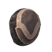 Perruque indienne pour hommes la plus vendue, en cheveux Remy, avec dentelle frontale sans colle, dentelle HD transparente, haute qualité, Taz Hair BD