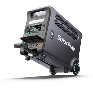 Estación UPS Portátil de 3600W 3840Wh, Batería de Respaldo LiFePO4 de 220V, Carga Rápida, Generador <span class=keywords><strong>Solar</strong></span> MPPT, Carga para Automóviles, Almacén en EE. UU./UE - Product Image 6