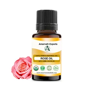 Customization Available for Rose Otto Essential Oil For Skin Problems In Private Label Packaging