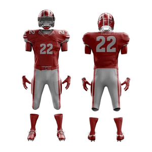 Full Sublimated Football Uniforms Youth Custom Breathable Quick Dry Stitched Jersey Pants Set Team Logo Numbers - Product Image 4