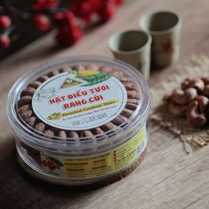 Noix de cajou grillées non décortiquées de qualité supérieure biologique en gros d'origine vietnamienne W180 500g Boîte cadeau - Emballage de la marque Dong Phu - Product Image 3