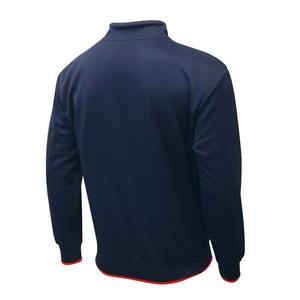 เสื้อโค้ทฟุตบอลซับลิเมชั่น เสื้อผ้ากีฬาไฮเทค แห้งเร็ว ชุดฟุตบอล แขนเสื้อแบบริบ คอเต่า เสื้อสำหรับฝึกซ้อม - Product Image 2