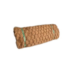 Rollo de estera antideslizante de fibra de coco de alta calidad para pavimentación de caminos y revestimiento de patios exteriores, 35 mm de grosor, estera de fibra de coco natural profesional. - Product Image 1