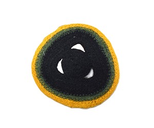 Sous-verre rond tressé en corde de coton et polyester haute densité fait main, tapis de table pour la maison, le bureau et les restaurants - Product Image 2
