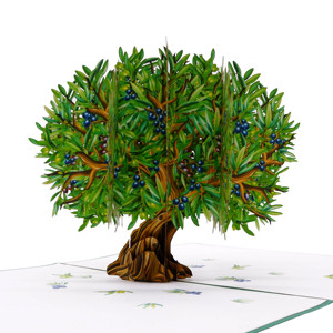 การ์ดป๊อปอัพรูปต้นไม้3D สุดน่ารักงานฝีมือจากกระดาษงานฝีมือดีไซน์แบบกำหนดเองจากเวียดนามยอดนิยมสไตล์สัตว์ที่กำลังมาแรง - Product Image 4