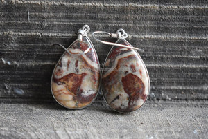 Joyería hecha a mano Vintage de piedras preciosas. Pendientes chapados en plata 925, pendientes de boda, regalo para mujer, regalo para ella - Product Image 6