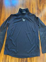 BETHERIVAL Garde-cou de hockey professionnel imprimé sur mesure, sous-vêtement de compression à manches courtes anti-coupure, anti-humidité, extensible dans quatre directions - Product Image 3
