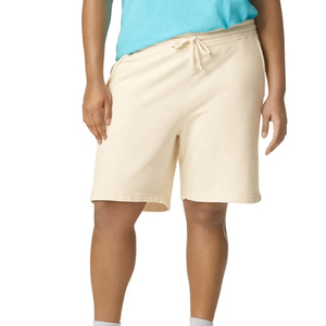Shorts de sport en molleton français de haute qualité pour hommes et femmes, vente en gros, personnalisables, 100 % coton biologique - Product Image 4