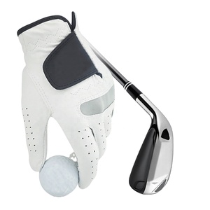 Gants de golf en cuir Cabretta pour droitier, personnalisés par le fabricant, logo brodé, OEM, qualité supérieure pour homme, couleurs/tailles personnalisées - Product Image 1