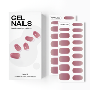 Uñas de Gel de Presión Coreanas 100% Calidad Profesional, Adhesivos de Uñas de Color Sólido, Manicura al por Mayor, Certificadas, Veganas, Libres de Crueldad - Product Image 1