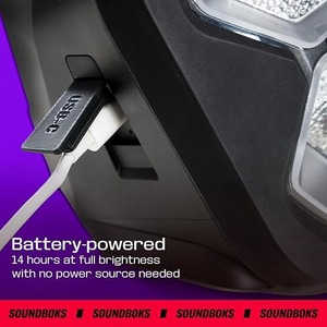 Luz de Fiesta Portátil BOKS Lightboks, Compatible con Todos los Altavoces, Reactiva al Audio, Activación por Música con Control por Aplicación, Resistente al Agua - Product Image 3