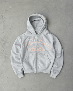 Sweat à capuche oversize en polaire bleu pour homme, style streetwear, avec broderie inspirée de la course, design patch, épais, décontracté, séchage rapide - Product Image 2