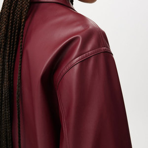 High Quality <b>Genuine</b> <b>Leather</b> <b>Jacket</b> for Women Autumn/Winter Customized Waterproof Breathable New Fashion Wholesale Price Online - Product Image 5