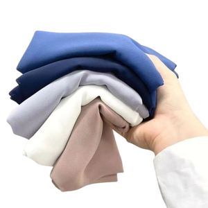 Hiyab de Algodón Liso para Mujer, Suave, Transpirable y Ligero, Pañuelo Musulmán, Envoltura Islámica para la Cabeza, Venta al Por Mayor - Product Image 4