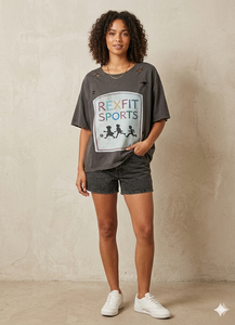Services OEM, impression personnalisée de logo sur t-shirts, t-shirts en coton premium, t-shirts streetwear surdimensionnés, tissu respirant - Product Image 5