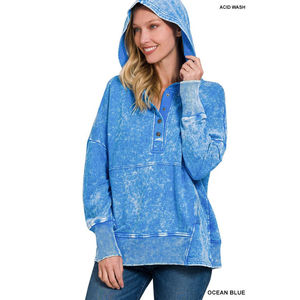 Sudaderas de Invierno con Diseño Único y Lavado Ácido para Mujer, Fabricante Personalizado, Transpirables, Nuevo Estilo, 100% Algodón, Personalizables - Product Image 1