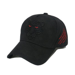 Gorra de Béisbol de 6 Paneles Personalizada al por Mayor de Alta Calidad, Gorras de Pesca con Bordado de Cabeza de Tigre, Gorra Trucker - Product Image 4