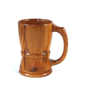 Wooden Coffee <b>Mug</b> Handmade Solid Wood Cup Natural Finish Rustic Style Eco Friendly Drinking <b>Mug</b> for Tea - Product Image 1