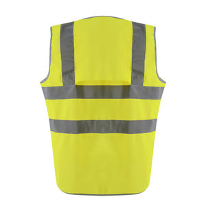 Veste de sécurité réfléchissante personnalisée imperméable de haute visibilité ANSI Classe 1 EN ISO 20471 Classe 2 pour hommes, logo personnalisé - Product Image 3