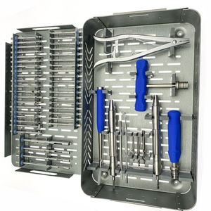 Azicon's 53 Piece Orthopedic Broken Screw Removal Set Stripped Fastener Extractor Trephine Conical Tap <b>Drill</b> <b>Guide</b> Tool Hardware - Product Image 4