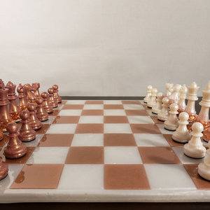 RESIN <b>CHESS</b> BOARD BOX Professional <b>Chess</b> Game <b>Set</b> Handmade Luxury Red Black <b>Chess</b> Resin Crafts - Product Image 2