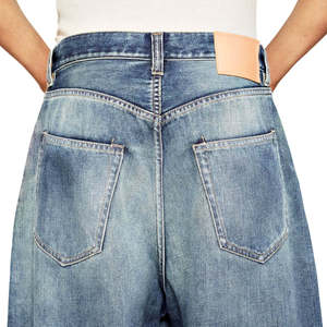 Jean droit pour homme, taille mi-haute, en denim déchiré, coupe ample, décontracté, avec boutons, style automne - Product Image 4