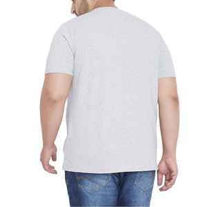 เสื้อยืดคอกลมแขนสั้นทรงหลวมสีพื้นสำหรับผู้ชาย ผ้าโพลีเอสเตอร์ 100% ระบายอากาศได้ดี แห้งเร็ว เป็นมิตรกับสิ่งแวดล้อม สไตล์ลำลองสำหรับฤดูร้อน - Product Image 2